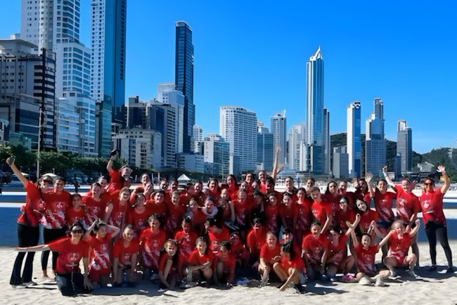 Formativas del Colegio Internacional fortalecen su experiencia en gira de handball en Brasil